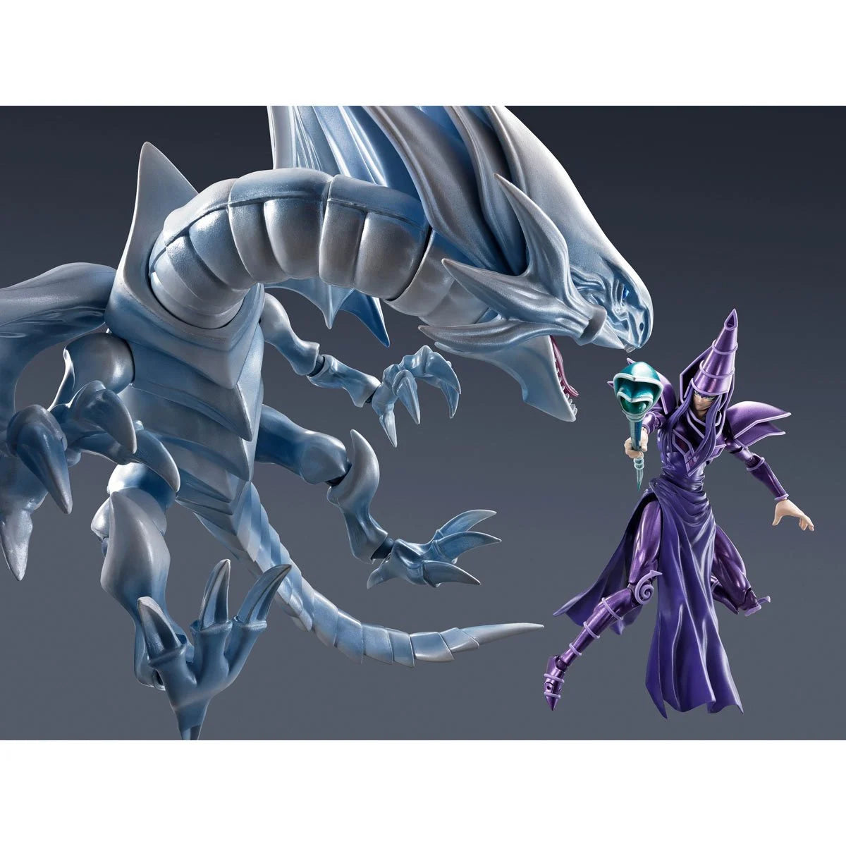 TAMASHII NATIONS - Yu-Gi-Oh! - Dark Magician, Bandai Spirits S.H.MonsterArts Action Figure