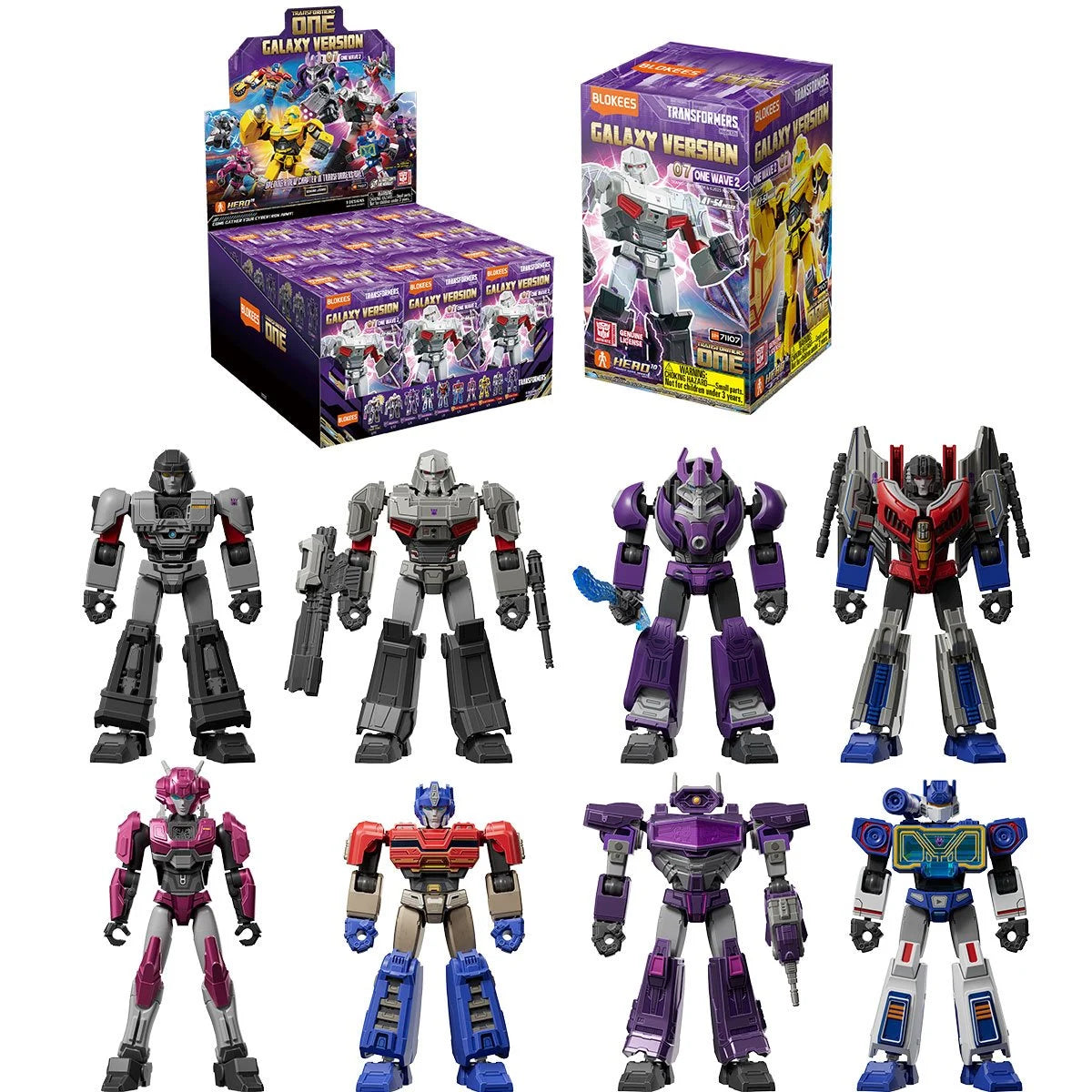 BLOKEES Transformers Galaxy Version 07 One Wave 2 Model Kits for Ages 10+ | Collectible Building Set | Toy Gift for Kids & Adults