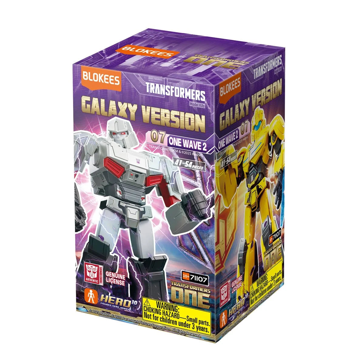 BLOKEES Transformers Galaxy Version 07 One Wave 2 Model Kits for Ages 10+ | Collectible Building Set | Toy Gift for Kids & Adults
