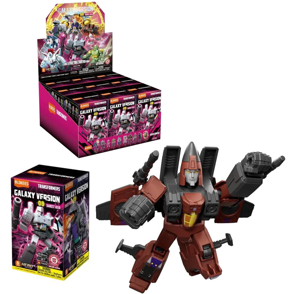 BLOKEES Transformers Galaxy Version 09 Darkest Hour, 71109 Blind Box