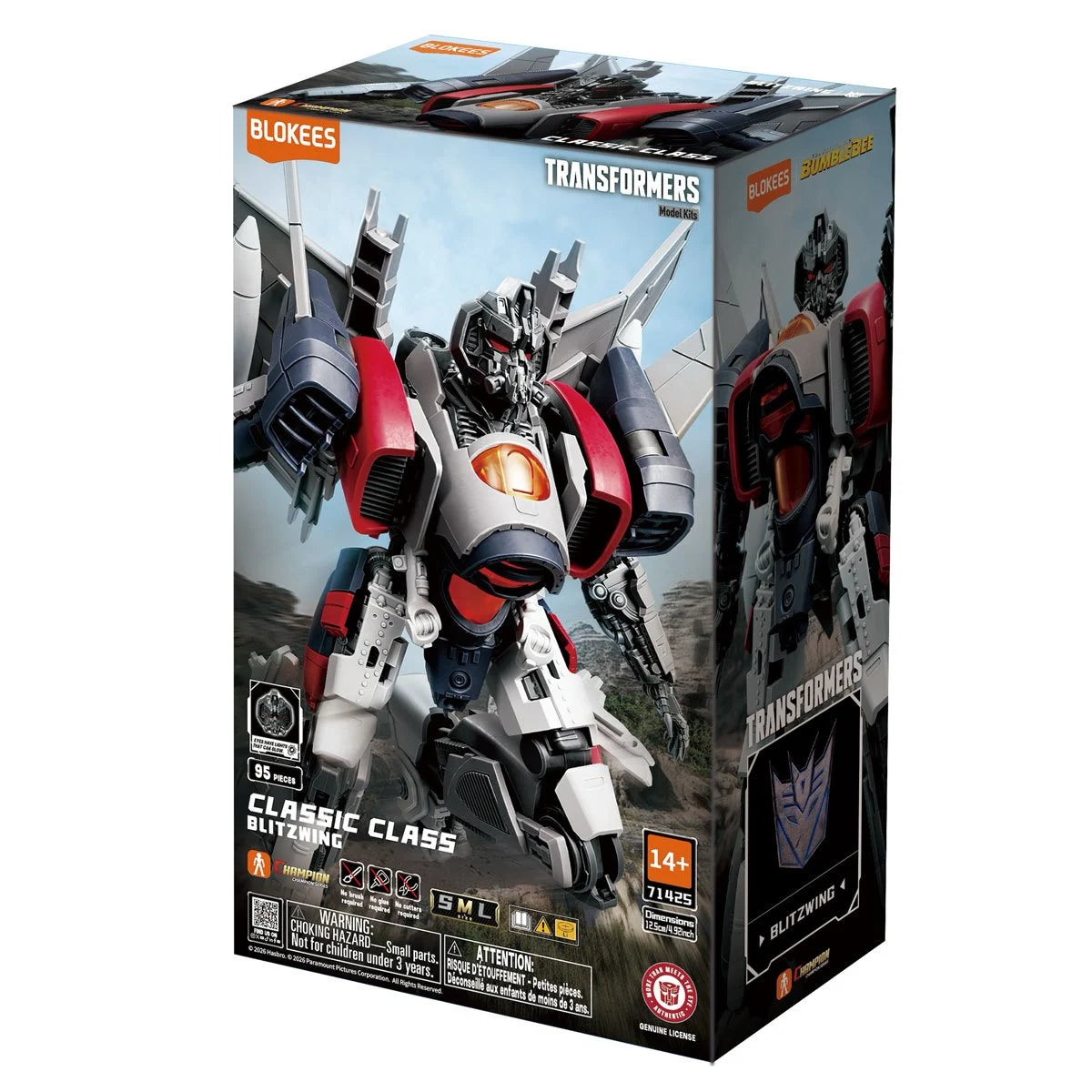 Blokees Transformers Classic Class 25 Transformers Bumblebee, Blitzwing 71425