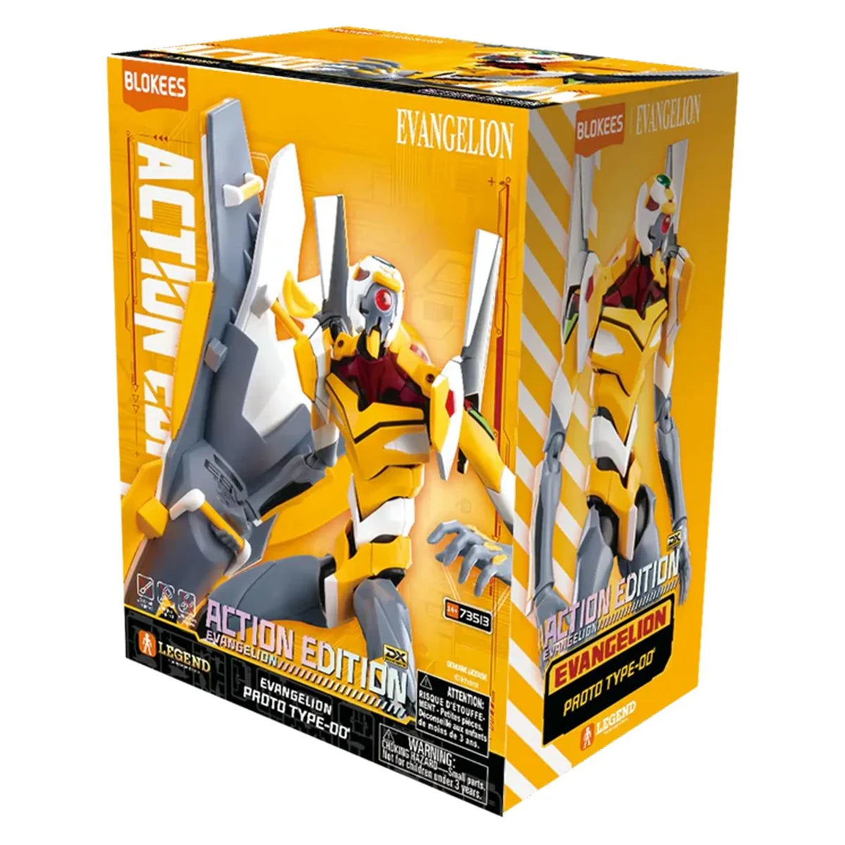 Blokees Evangelion Action Edition EVA 00 ABS Plastic Assembly Kit