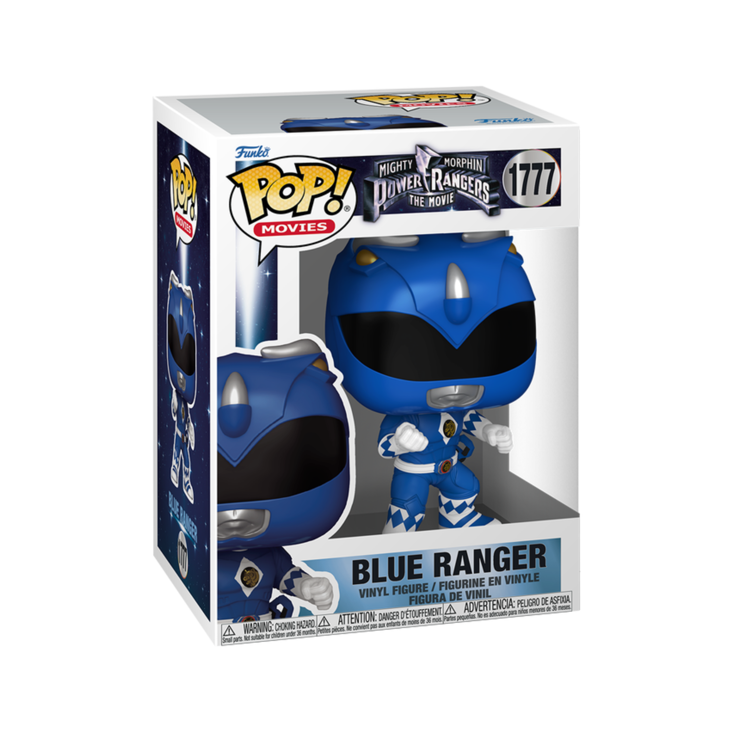 Funko Pop! Movies: Mighty Morphin Power Rangers: The Movie - Blue Ranger - Power Rangers Movie - Collectable Vinyl Figure - Gift Idea - Official Merchandise - Toys for Kids & Adults - Movies Fans