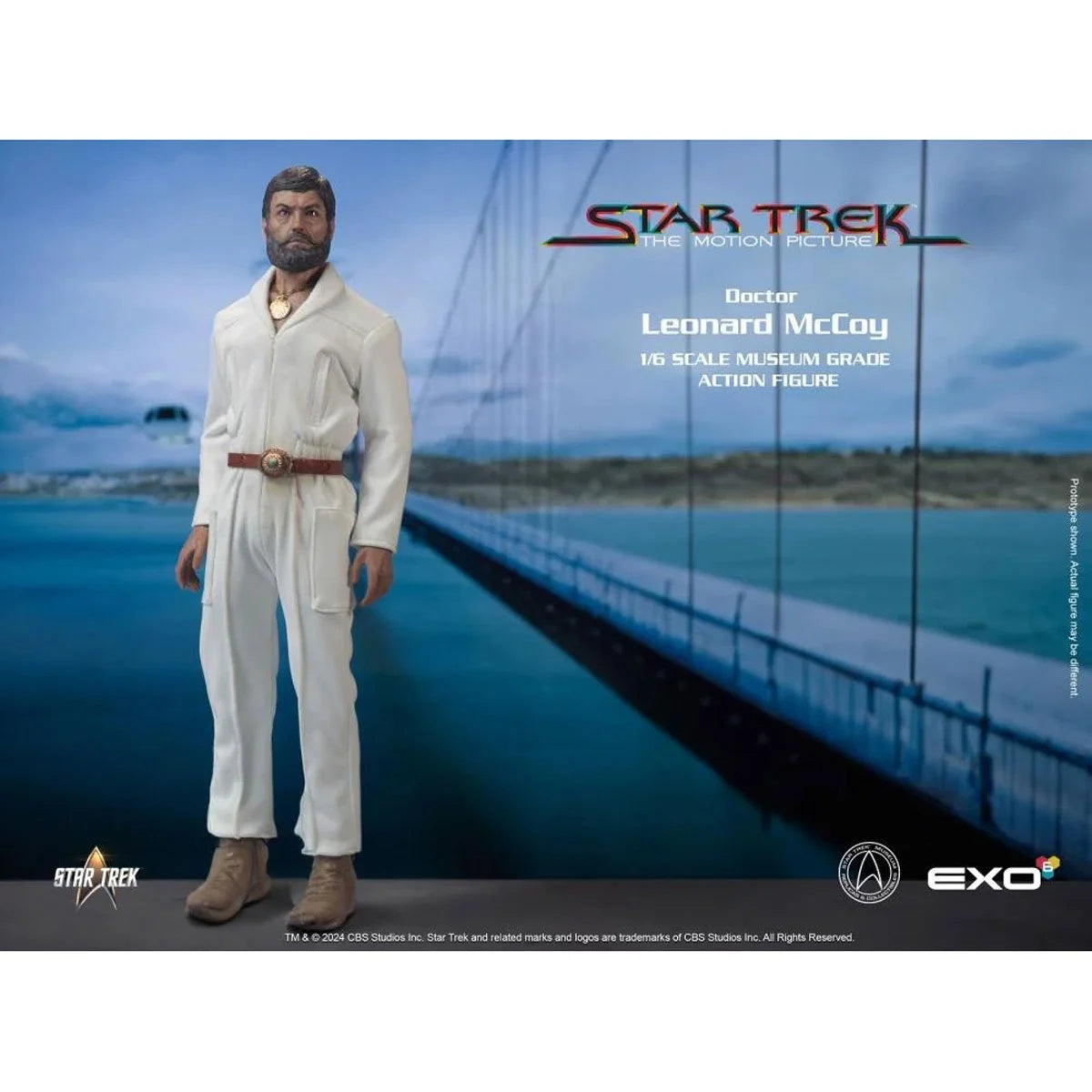 1/6 Hyper Realistic Action Figure Star Trek (TMP) Dr. McCoy