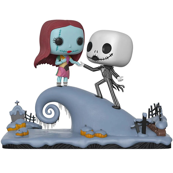 Funko Pop Movie Moment: Nightmare Before Christmas - Jack and Sally On The Hill Collectible Figure # 458