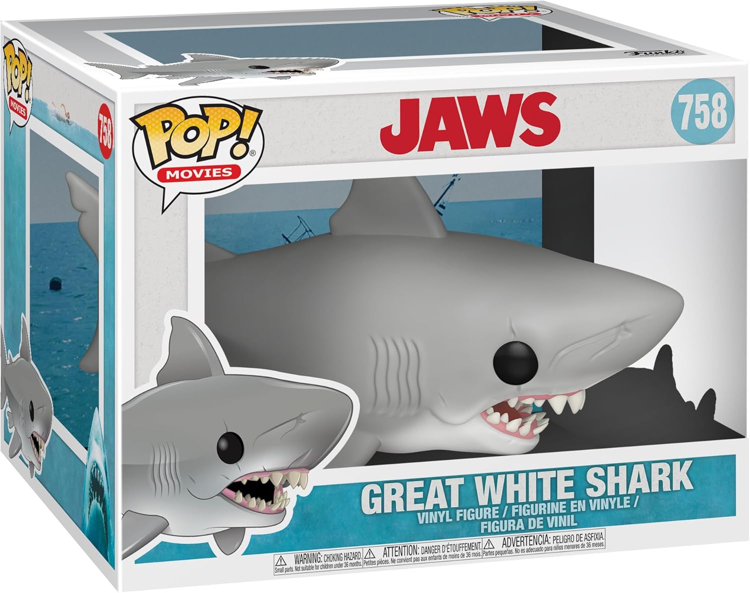 Funko POP Pop | Movies: Jaws - Jaws 6'', Multicolor