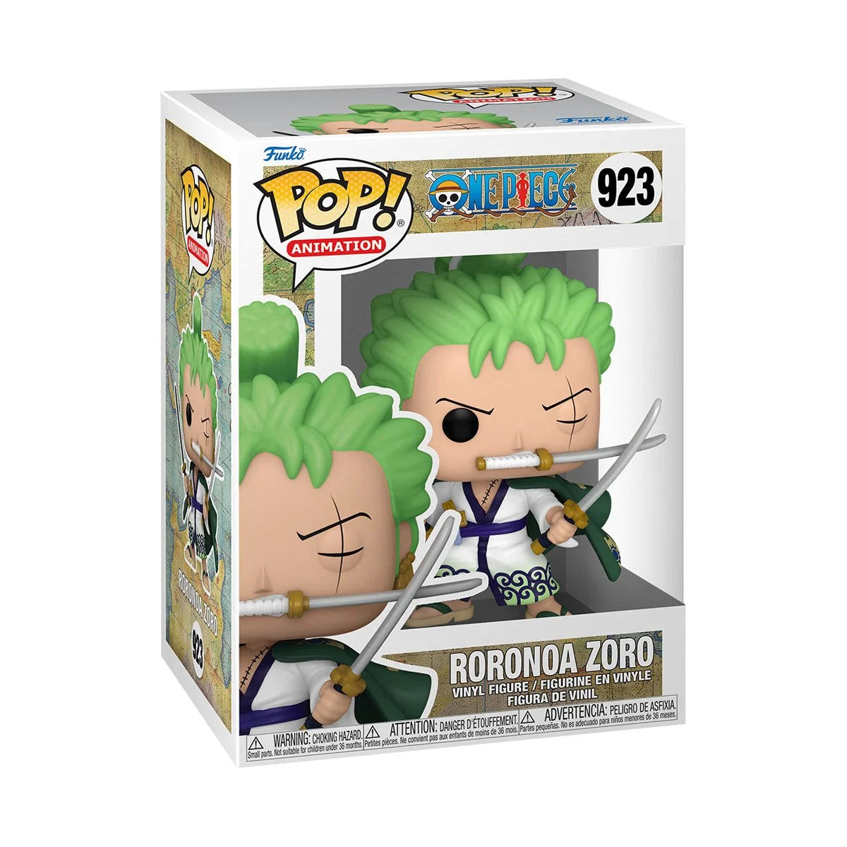 Funko POP! Animation One Piece Roronoa Zoro (Glow in The Dark), Exclusive