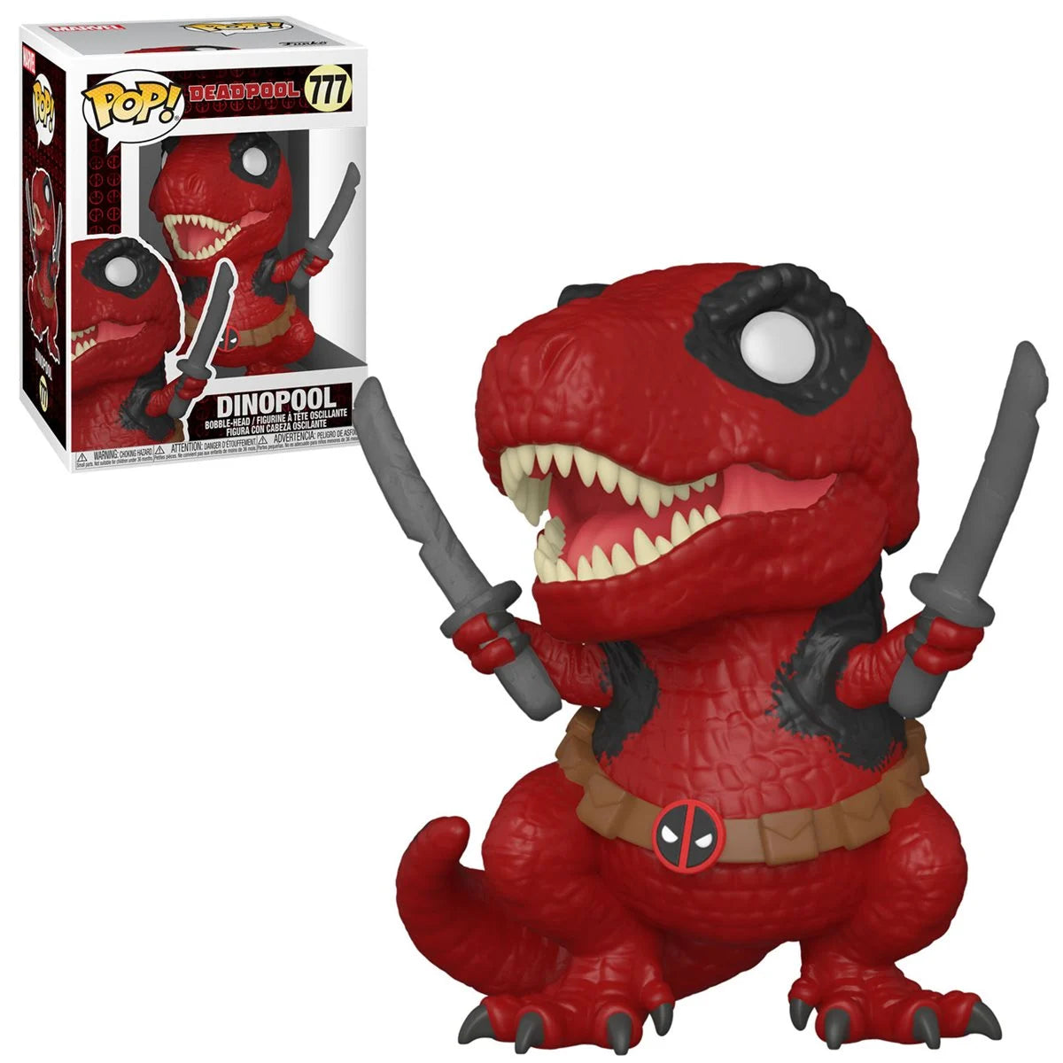 POP Funko Marvel: Deadpool 30th - Dinopool - Collectable Vinyl Figure - Gift Idea - Official Merchandise - Toys for Kids & Adults - Superheroes Fans - Model Figure for Collectors and Display