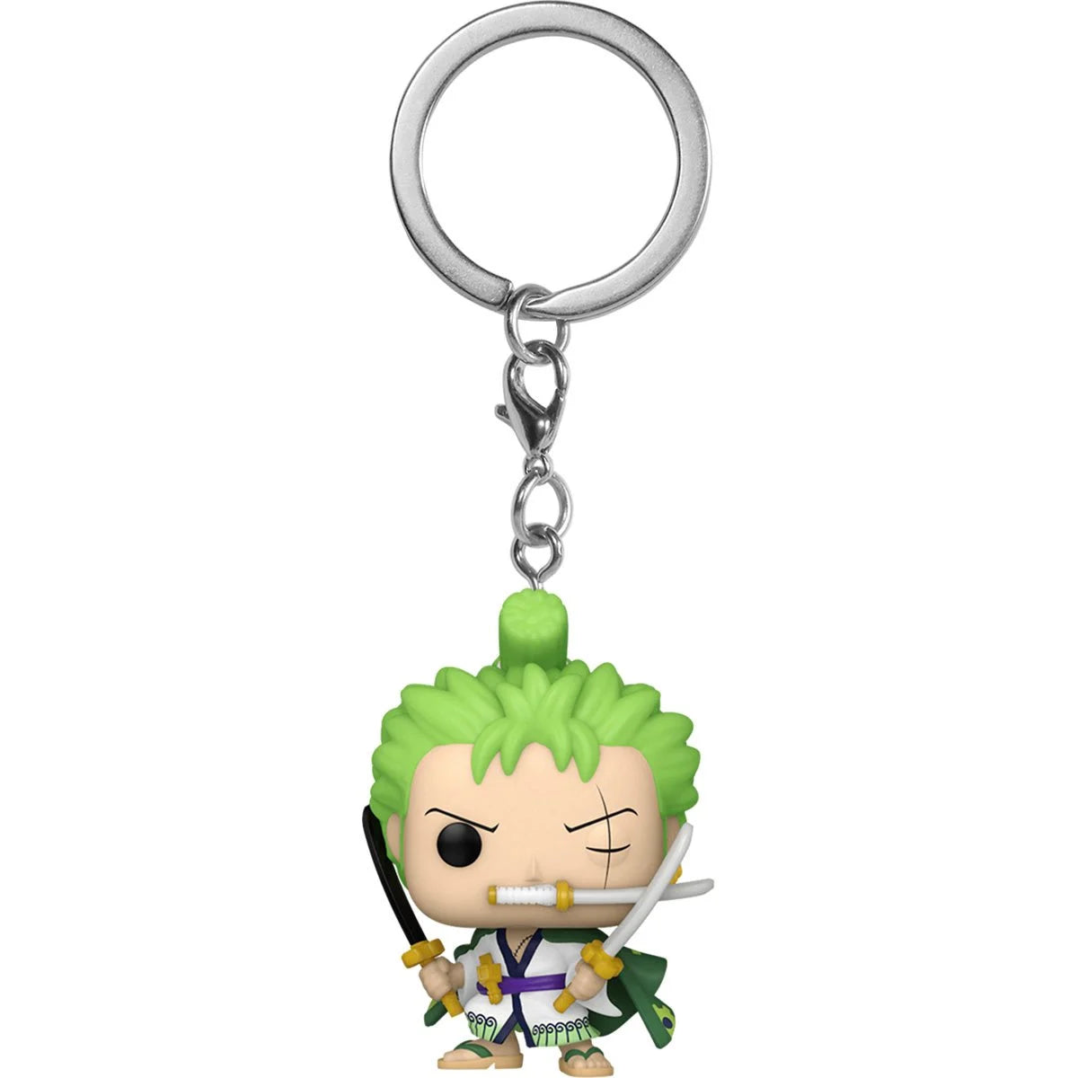 Funko POP! Keychain: One Piece - Roronoa Zoro Novelty Keyring - Collectable Mini Figure - Stocking Filler - Gift Idea - Official Merchandise - Anime Fans - Backpack Decor