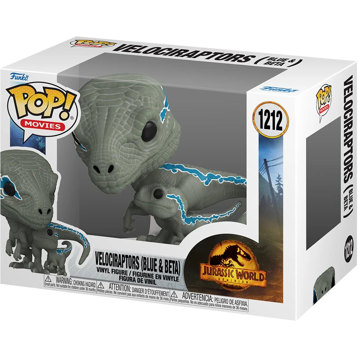 Funko Buddy: Jurassic World Dominion - Blue & Beta, Multicolor, 62223