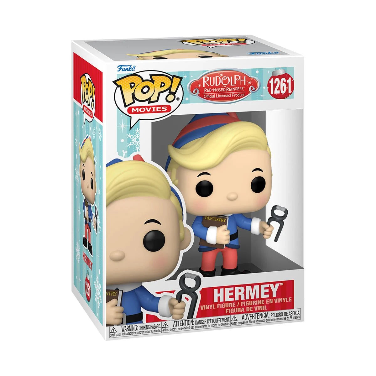 Funko POP! Movies: Rudolph - Hermey The Elf - Rudolph The Red-Nosed Reindeer - Collectable Vinyl Figure - Gift Idea - Official Merchandise - for Kids & Adults - Movies Fans