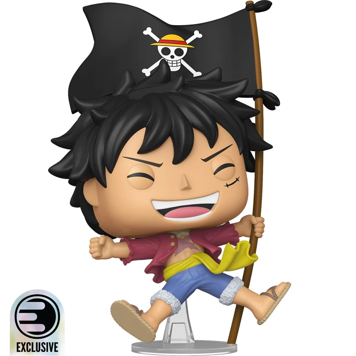 One Piece Monkey D. Luffy with Flag Funko Pop! Vinyl Figure 