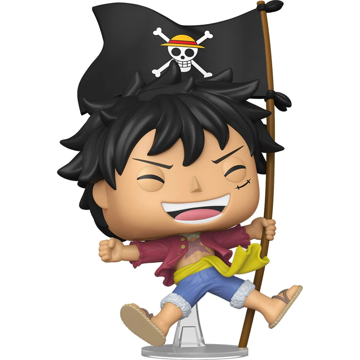 One Piece Monkey D. Luffy with Flag Funko Pop! Vinyl Figure 