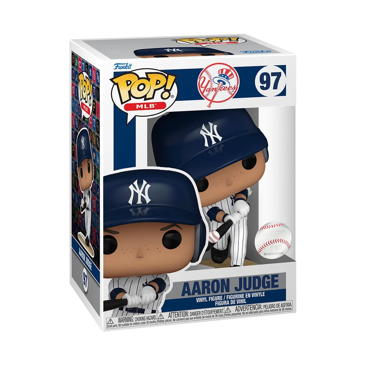 Funko POP! MLB: Yankees – Aaron Judge - Collectable Vinyl Figure - Gift Idea - Official Merchandise - for Kids & Adults - Sports Fans - Model Figure for Collectors and Display