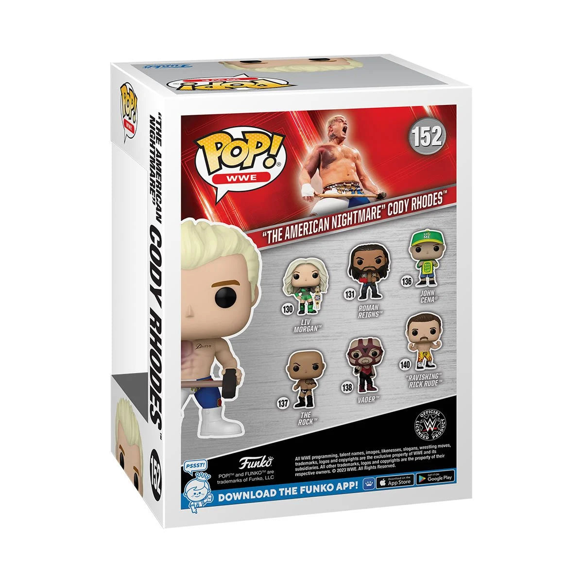 Funko POP! WWE: Cody Rhodes - (Hell in a Cell) - Collectable Vinyl Figure - Gift Idea - Official Merchandise - for Kids & Adults - Sports Fans - Model Figure for Collectors and Display