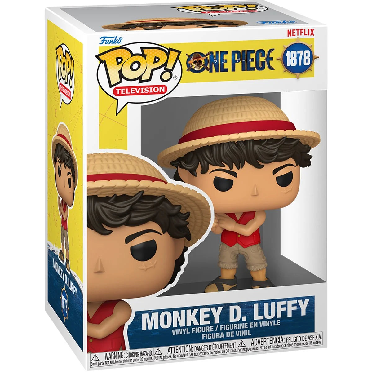 Funko Pop! TV: One Piece - Monkey D. Luffy - Collectable Vinyl Figure - Gift Idea - Official Merchandise - Toys for Kids & Adults - Anime Fans - Model Figure for Collectors and Display