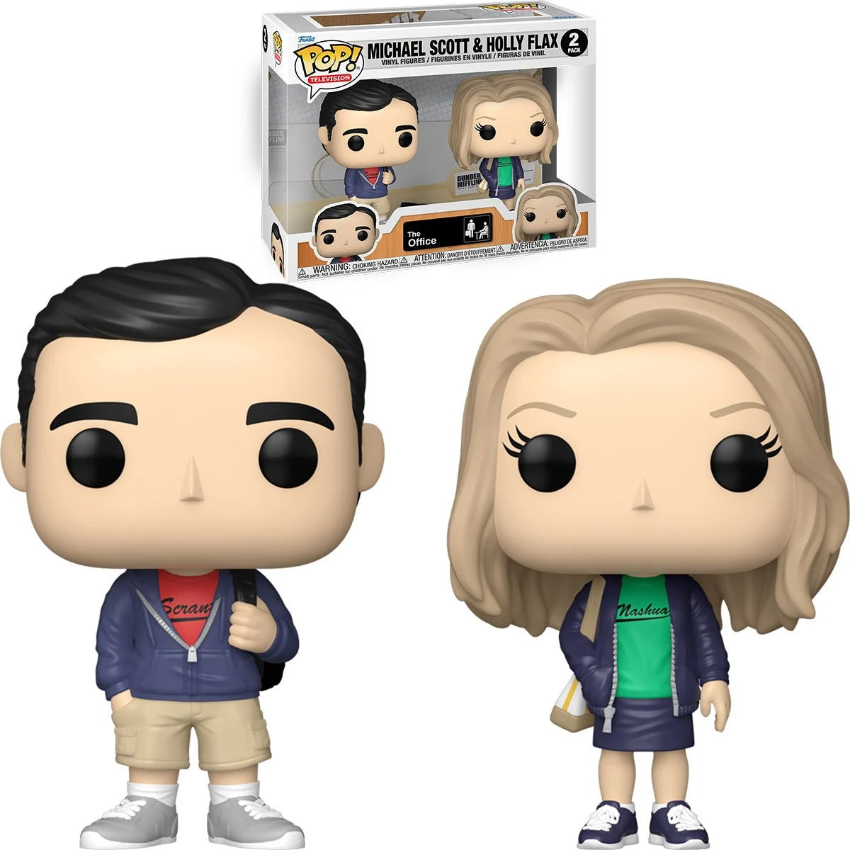 Funko Pop! Television: The Office - Michael Scott & Holly Flax - 2-Pack - Collectable Vinyl Figure - Gift Idea - Official Merchandise - Toys for Kids & Adults - TV Fans - Model Figure for Collectors