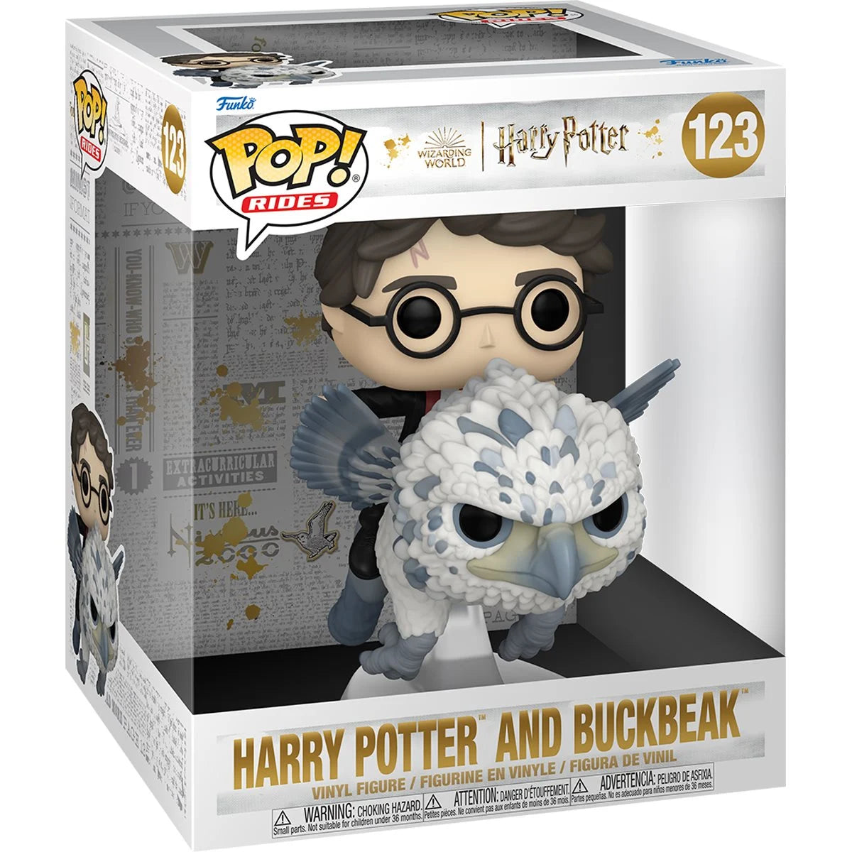 Funko ! Rides Deluxe: Harry Potter Prisoner of Azkaban - Harry & Buckbeak - Collectable Vinyl Figure - Gift Idea - Official Merchandise - for Kids & Adults - Movies Fans