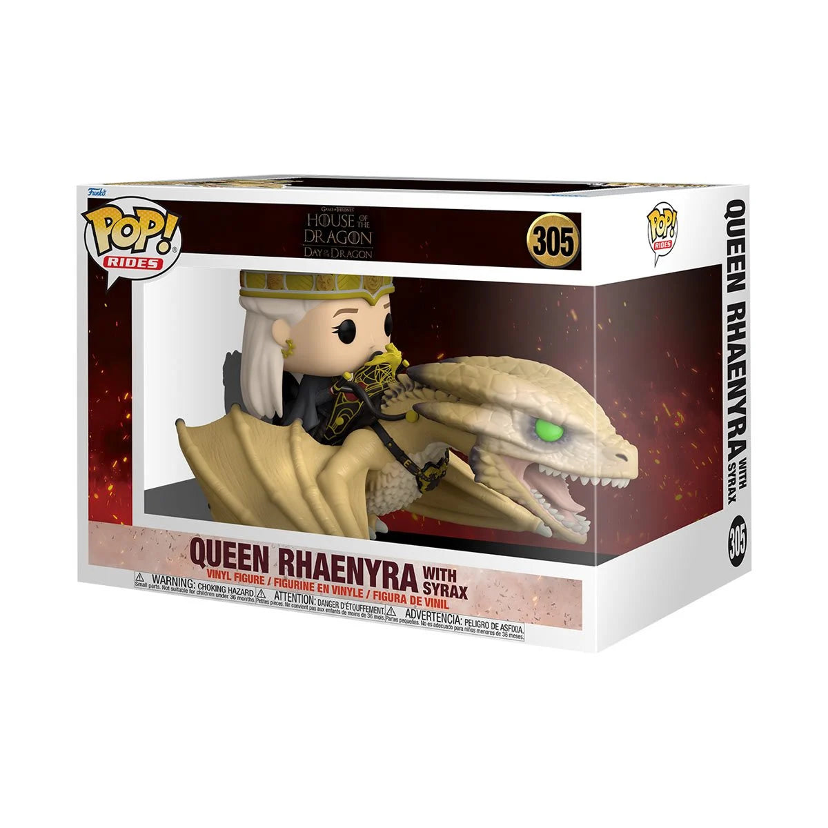 Funko Day House of The Dragon Queen Rhaenyra with Syrax Pop Ride Figure 305