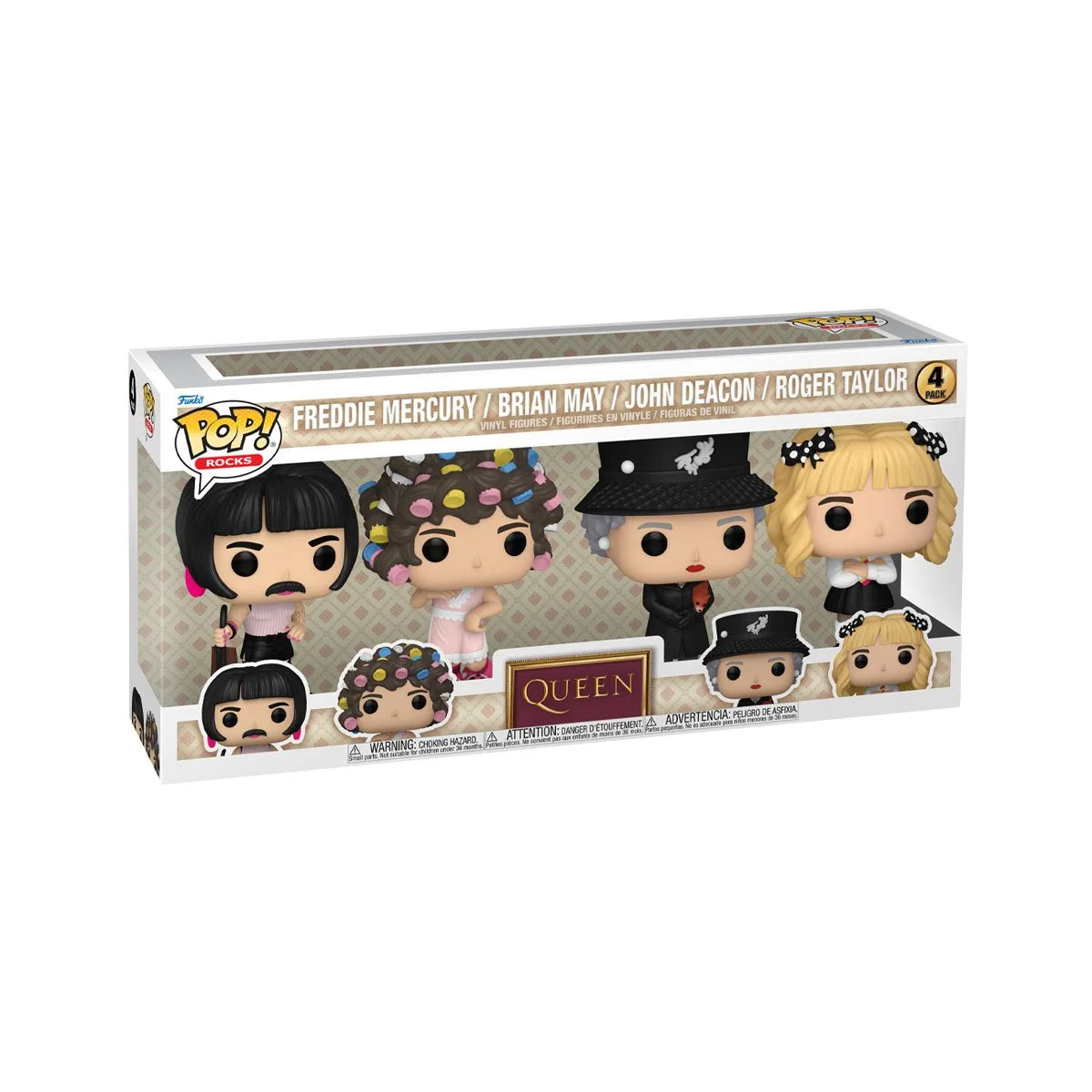 Funko Rocks: Queen - Freddie Mercury - I Want to Break Free - (4-Pack)