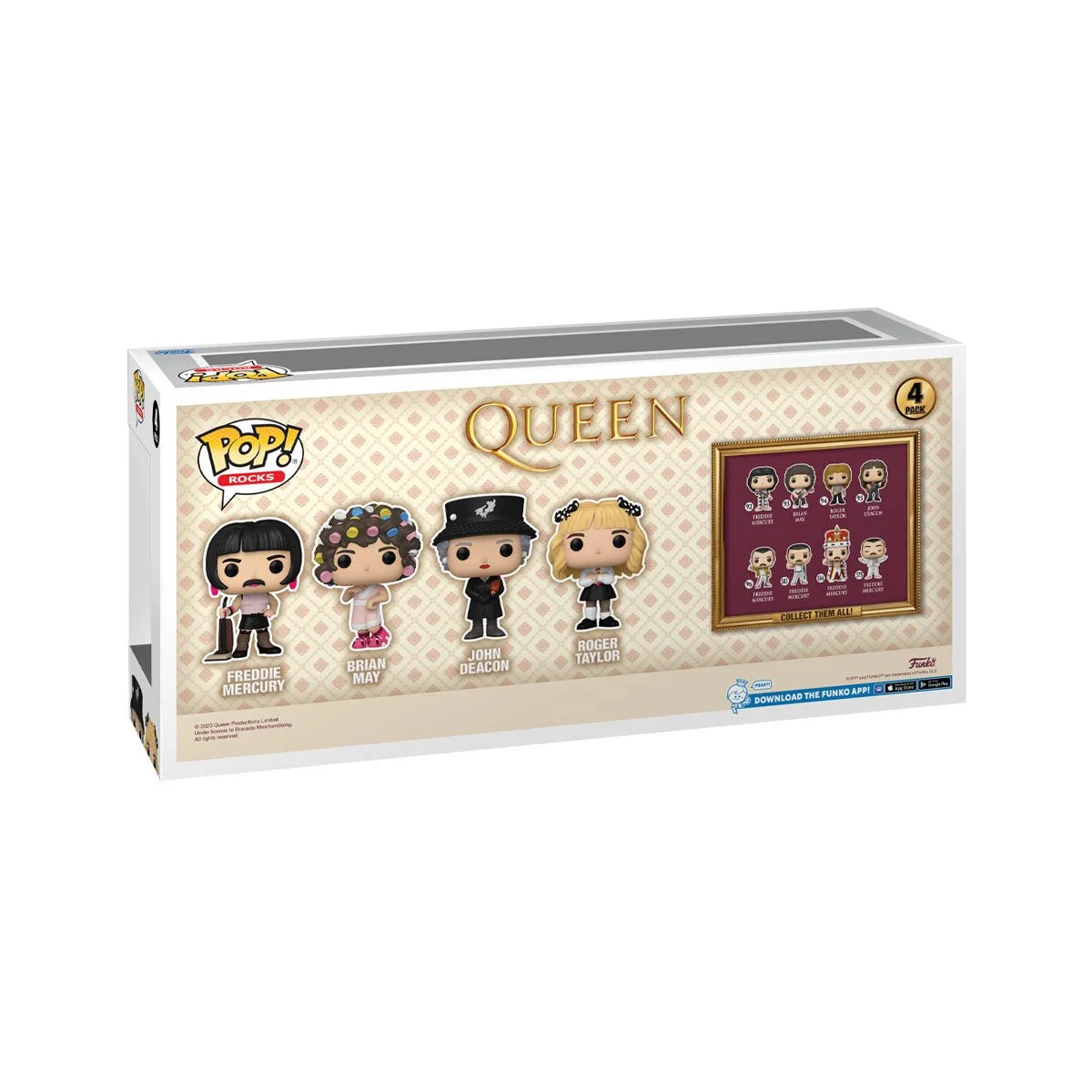 Funko Rocks: Queen - Freddie Mercury - I Want to Break Free - (4-Pack)