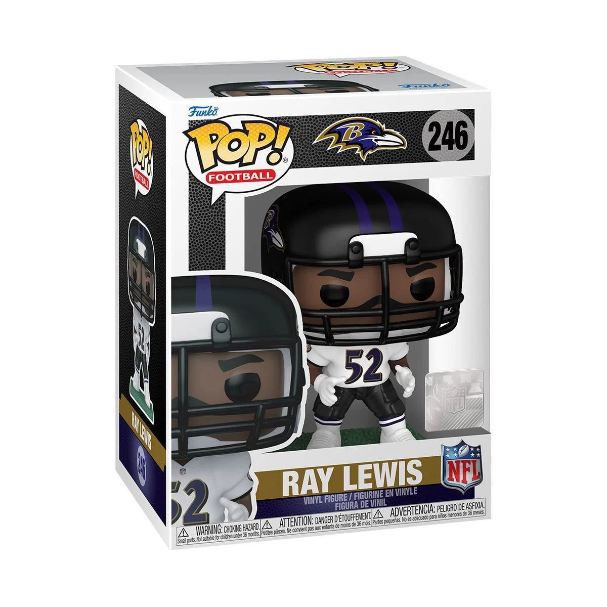 Funko POP! NFL Legends: Ravens - Ray Lewis - Collectable Vinyl Figure - Gift Idea - Official Merchandise - for Kids & Adults - Sports Fans - Model Figure for Collectors and Display