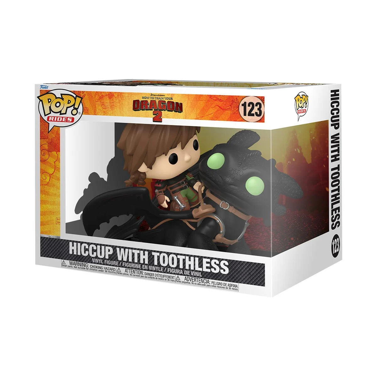 Funko How to Train Your Dragon 2 Hiccup with Toothless Deluxe Funko Pop! Ride 