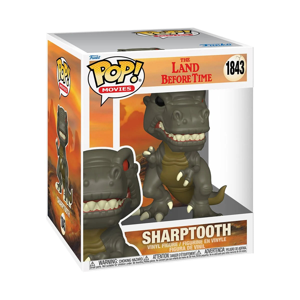 Funko Pop! Super: The Land Before Time - Sharptooth - Collectable Vinyl Figure - Gift Idea - Official Merchandise - Toys for Kids & Adults - Movie Fans - Model Figure for Collectors and Display