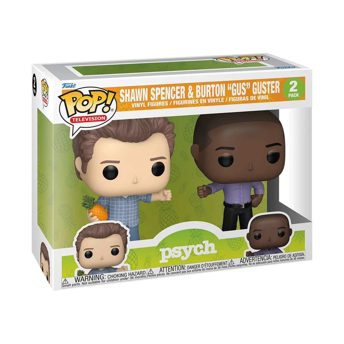 Funko Pop Television: Psych - Shawn and Gus, 2-Pack - Collectable Vinyl Figure - Gift Idea - Official Merchandise - Toys for Kids & Adults - Comedy Fans - Model Figure for Collectors