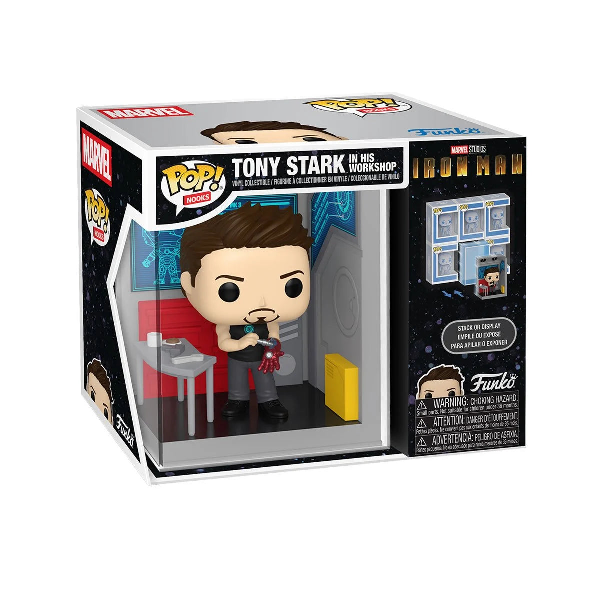 Funko Nooks: Marvel - Tony Stark in his Workshop - Collectable Vinyl Figure