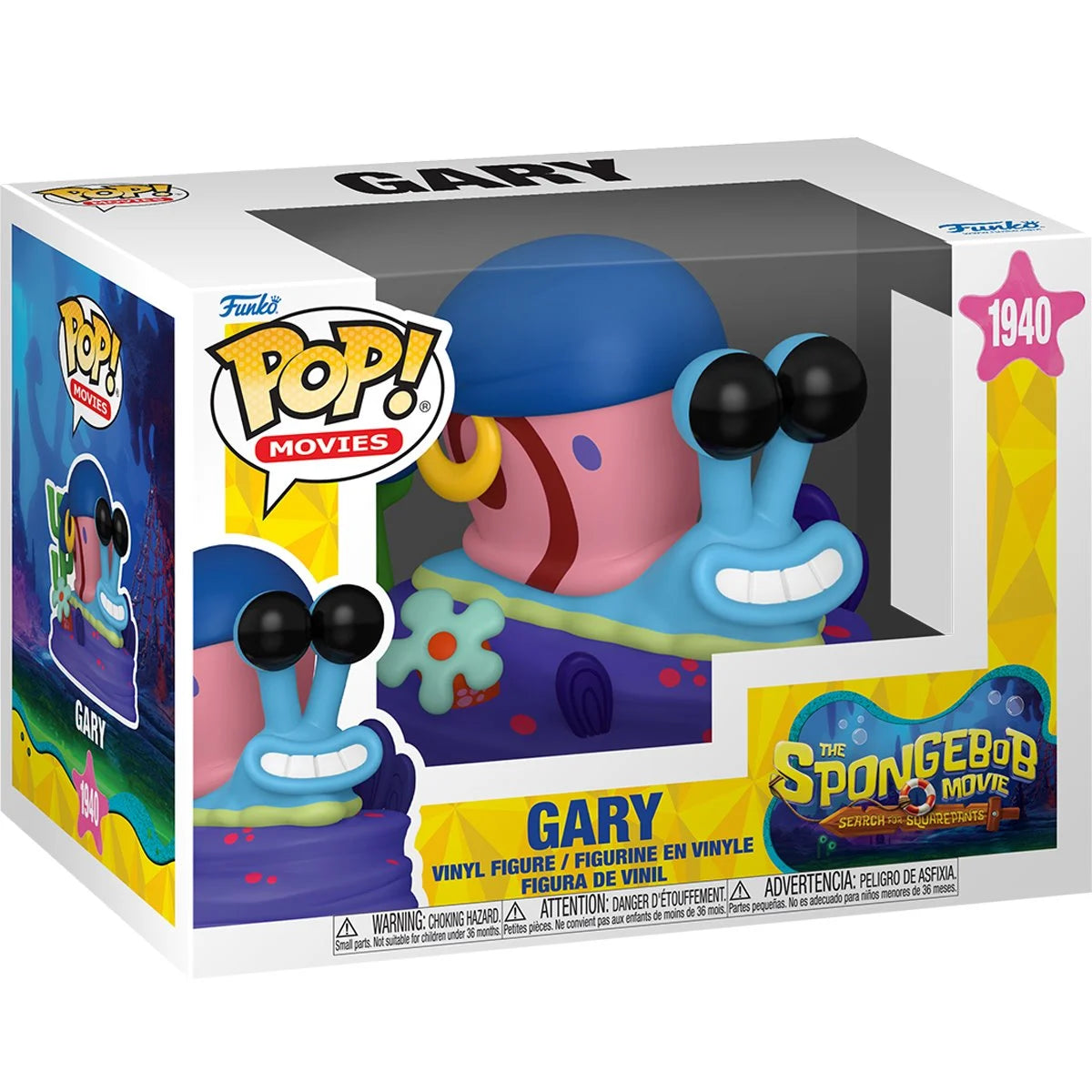 Funko Pop! Movies: The Spongebob Movie - Gary - Collectable Vinyl Figure - Gift Idea - Official Merchandise - Toys for Kids & Adults - Cartoon Fans - Model Figure for Collectors and Display