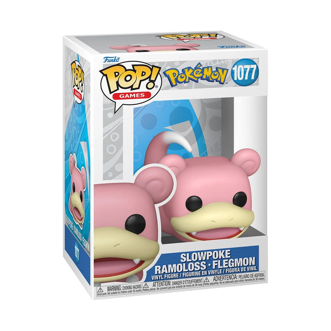 Funko Pop! Games: Pokemon - Slowpoke - Collectable Vinyl Figure - Gift Idea - Official Merchandise - Toys for Kids & Adults - Video Games Fans - Model Figure for Collectors and Display
