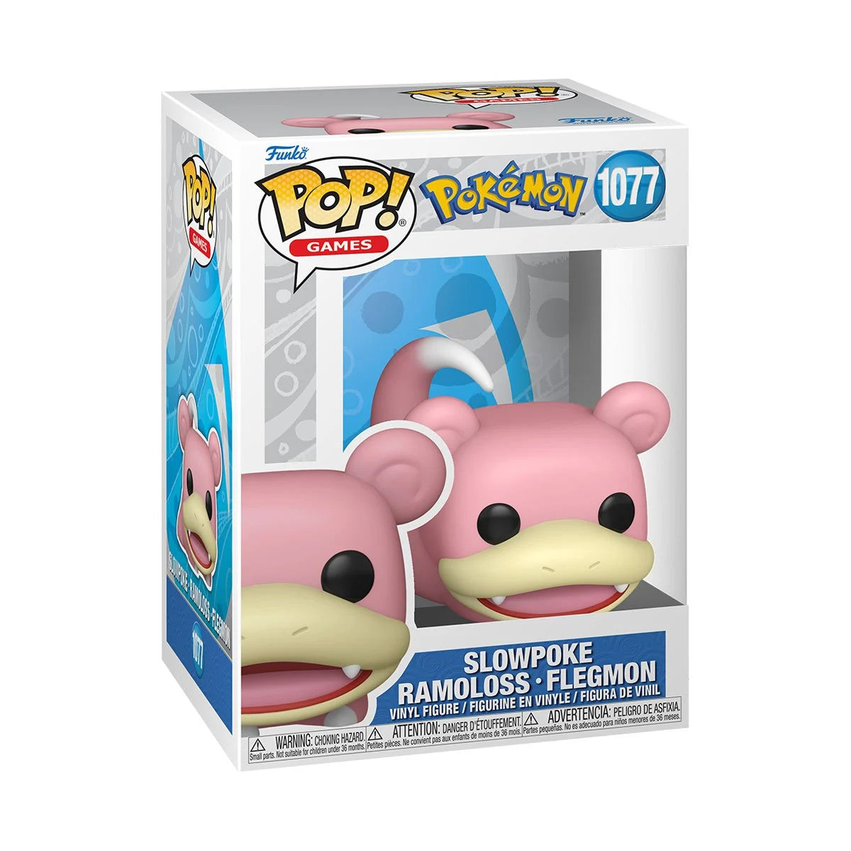 Funko Pop! Games: Pokemon - Slowpoke - Collectable Vinyl Figure - Gift Idea - Official Merchandise - Toys for Kids & Adults - Video Games Fans - Model Figure for Collectors and Display