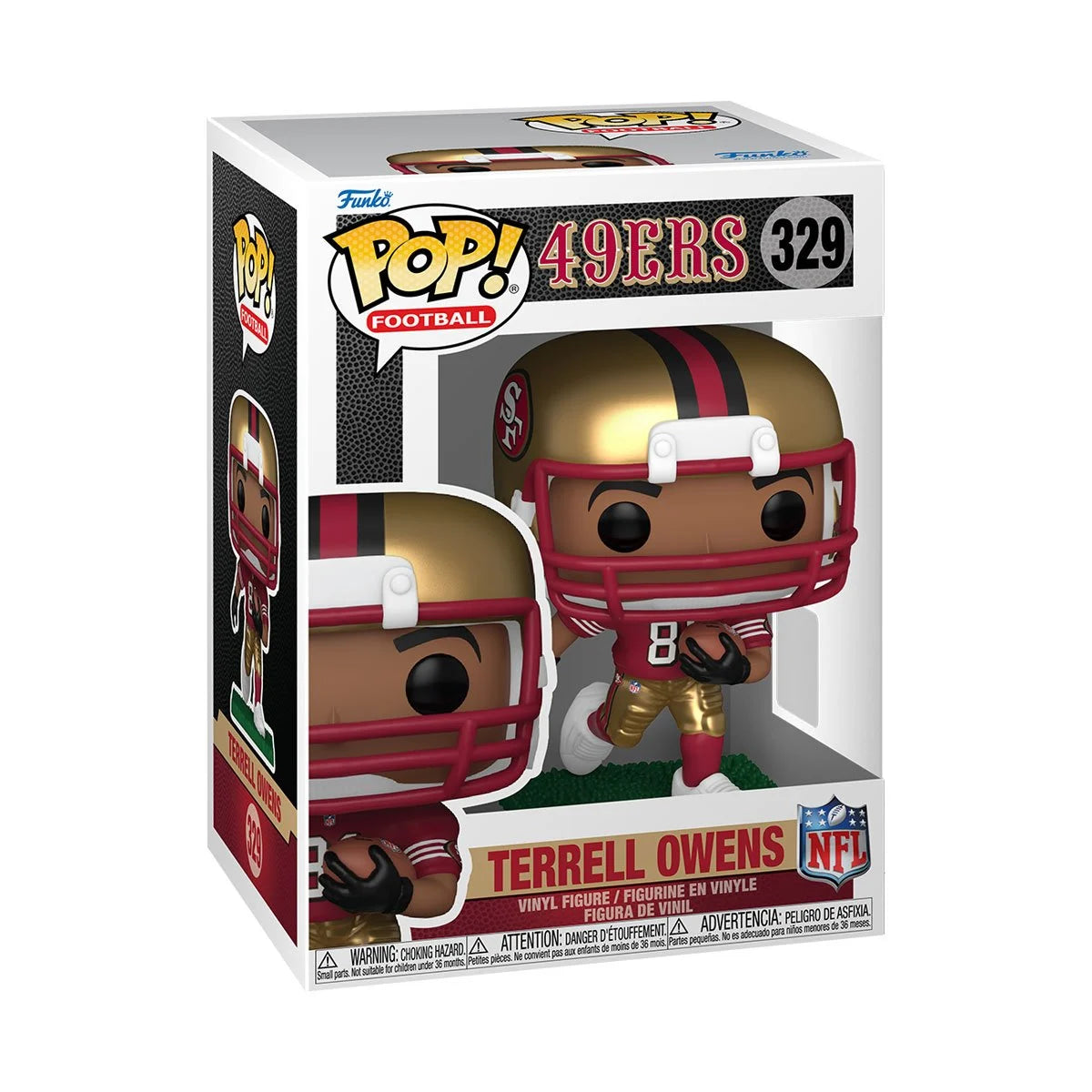 Funko Pop! NFL: Legends - Terrell Owens - 49ers - Collectable Vinyl Figure - Gift Idea - Official Merchandise - Toys for Kids & Adults - Sports Fans - Model Figure for Collectors