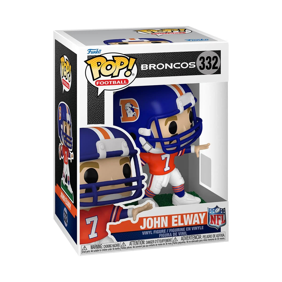 Funko Pop! NFL: Legends - John Elway - Broncos - Collectable Vinyl Figure - Gift Idea - Official Merchandise - Toys for Kids & Adults - Sports Fans - Model Figure for Collectors