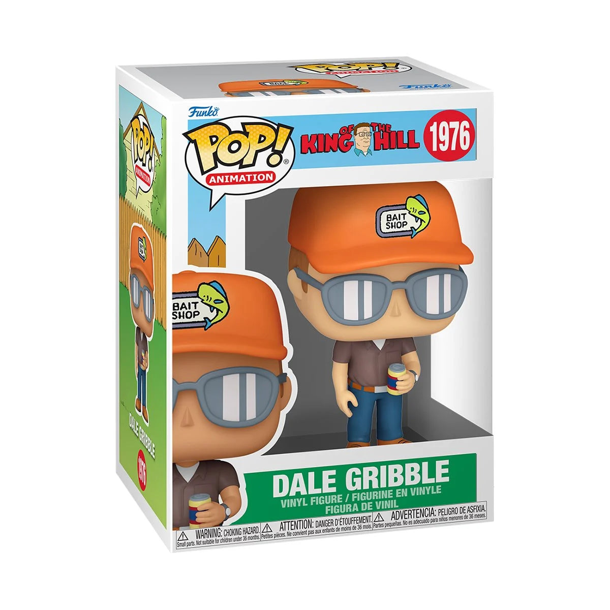 Funko Pop! TV: King of The Hill - Dale Gribble - Collectable Vinyl Figure - Gift Idea - Official Merchandise - Toys for Kids & Adults - Cartoons Fans - Model Figure for Collectors and Display