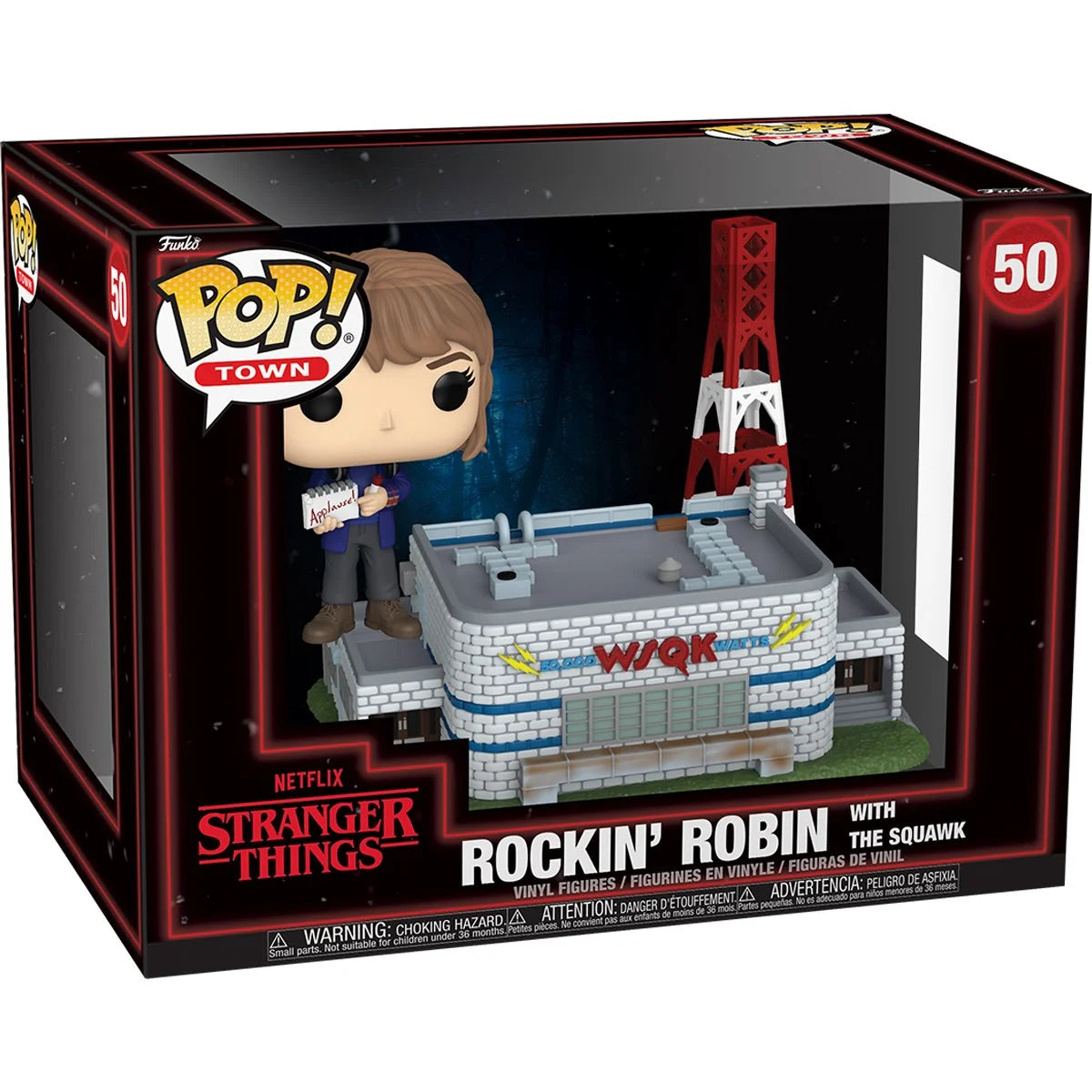 Funko Pop! Town: Stranger Things - Rockin' Robin with The Squawk - Collectable Vinyl Figure - Gift Idea - Official Merchandise - Toys for Kids & Adults - TV Fans - Figure for Collectors and Display