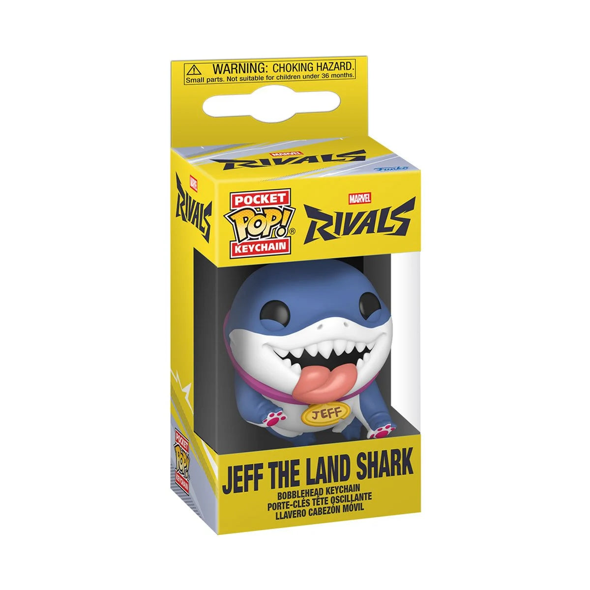 Funko Keychain: Marvel Rivals - Jeff The Land Shark - Marvel Rivals Novelty Keyring