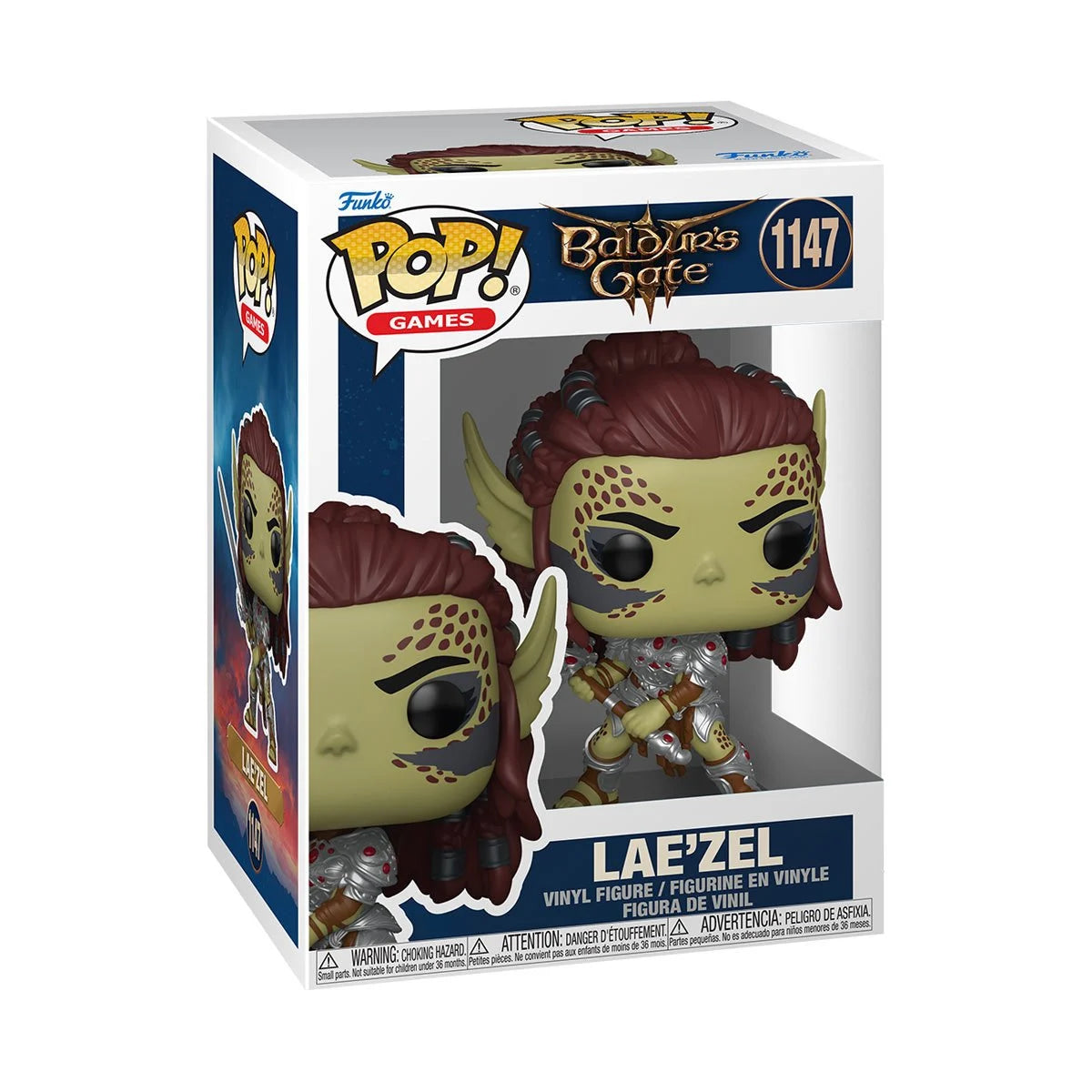 Funko Pop! Games: Baldur's Gate 3 - Lae'zel - Collectable Vinyl Figure - Gift Idea - Official Merchandise - Toys for Kids & Adults - Video Games Fans - Model Figure for Collectors