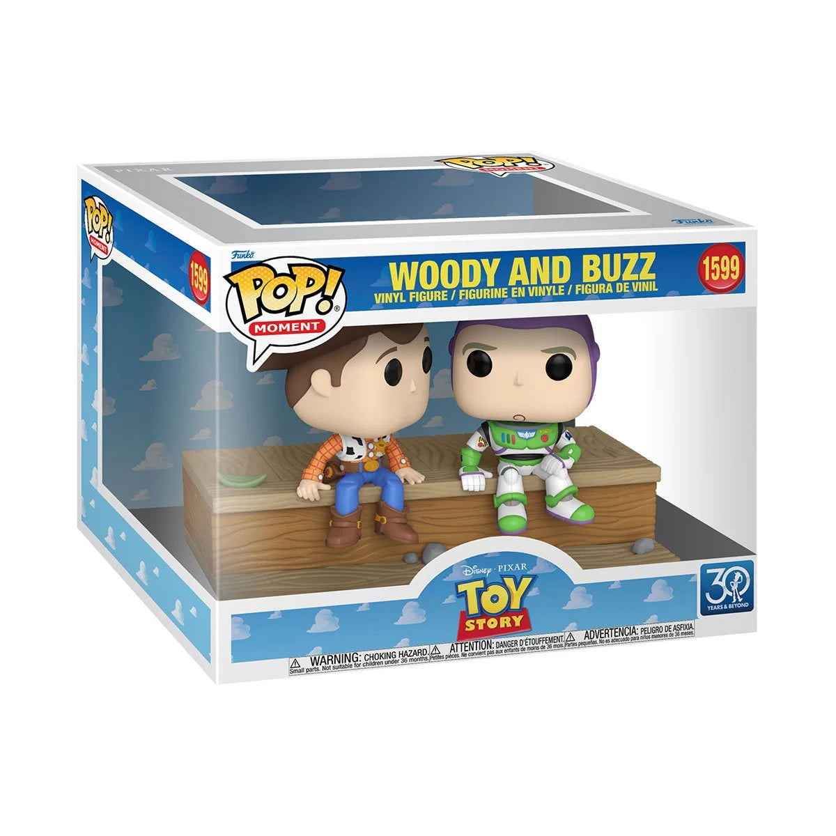 Funko Pop! Moment: Toy Story 30th Anniversary - Woody and Buzz - Collectable Vinyl Figure - Gift Idea - Official Merchandise - Toys for Kids & Adults - Movies Fans - Model Figure for Collectors