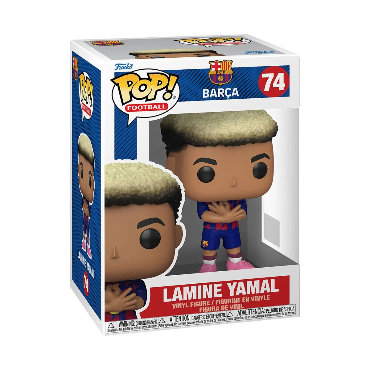 Funko ! Football: Barcelona - Lamine Yamal - Barcelona FC 2025 - Collectable Vinyl Figure - Gift Idea - Official Merchandise - Toys for Kids & Adults - Sports Fans - Model Figure for Collectors