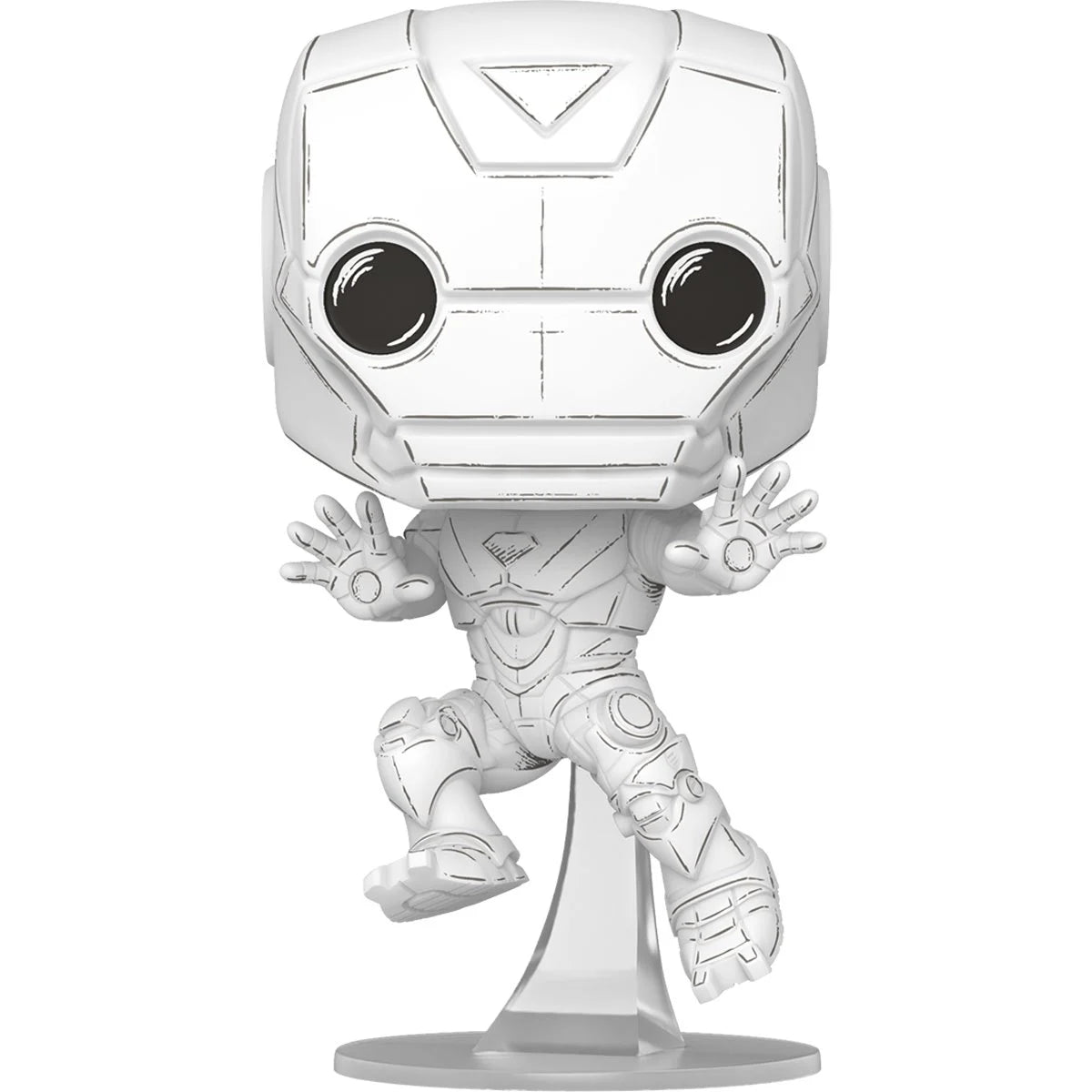 Funko Pop! Marvel: Marvel Sketched - Iron Man - Collectable Vinyl Figure - Gift Idea - Official Merchandise - Toys for Kids & Adults - Comic Fans - Model Figure for Collectors and Display
