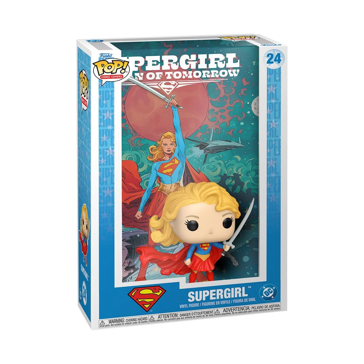 Funko Pop! Comic Cover: Supergirl - Collectable Vinyl Figure - Gift Idea- Official Merchandise - Toys for Kids & Adults - Comic Fans - Model Figure for Collectors and Display