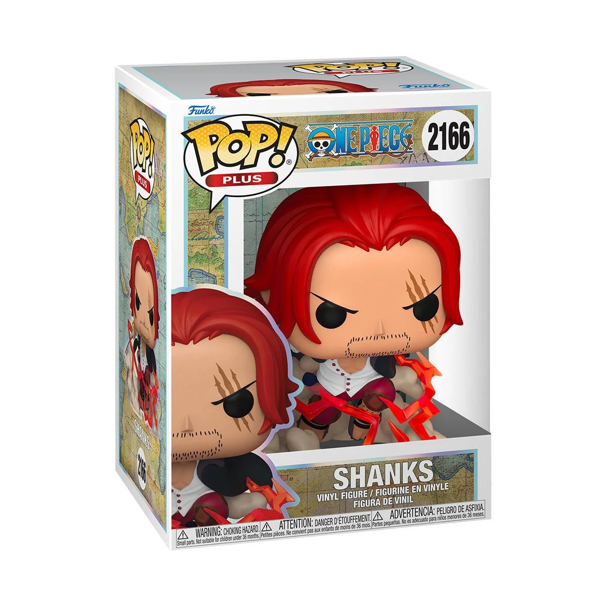Funko Pop! Plus: One Piece - Shanks - Collectable Vinyl Figure - Gift Idea - Official Merchandise - Toys for Kids & Adults - Anime Fans - Model Figure for Collectors and Display