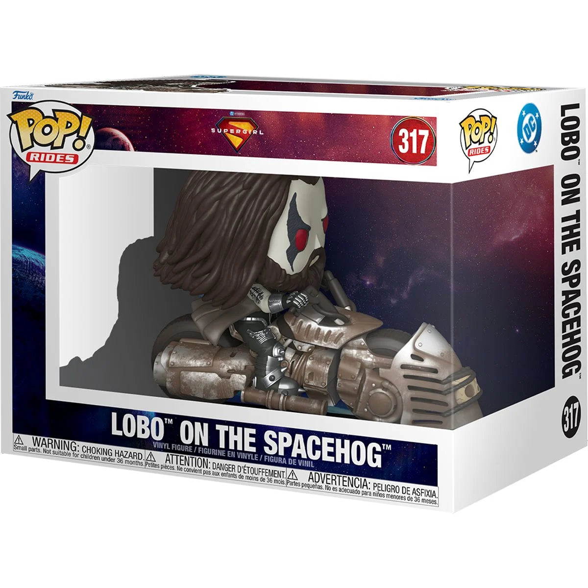 Funko Pop! Ride: Supergirl - Lobo on the Spacehog - Collectable Vinyl Figure - Gift Idea - Official Merchandise - Toys for Kids & Adults - Marvel Fans - Model Figure for Collectors and Display