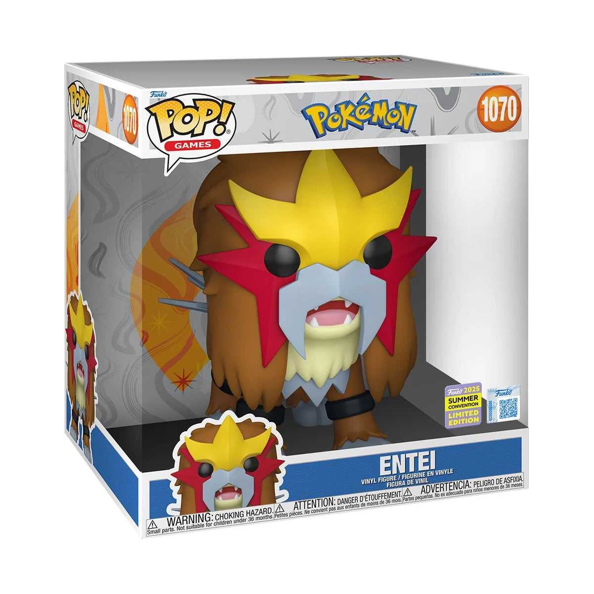 Pokemon Entei Jumbo 10-Inch Funko Pop! Vinyl Figure 