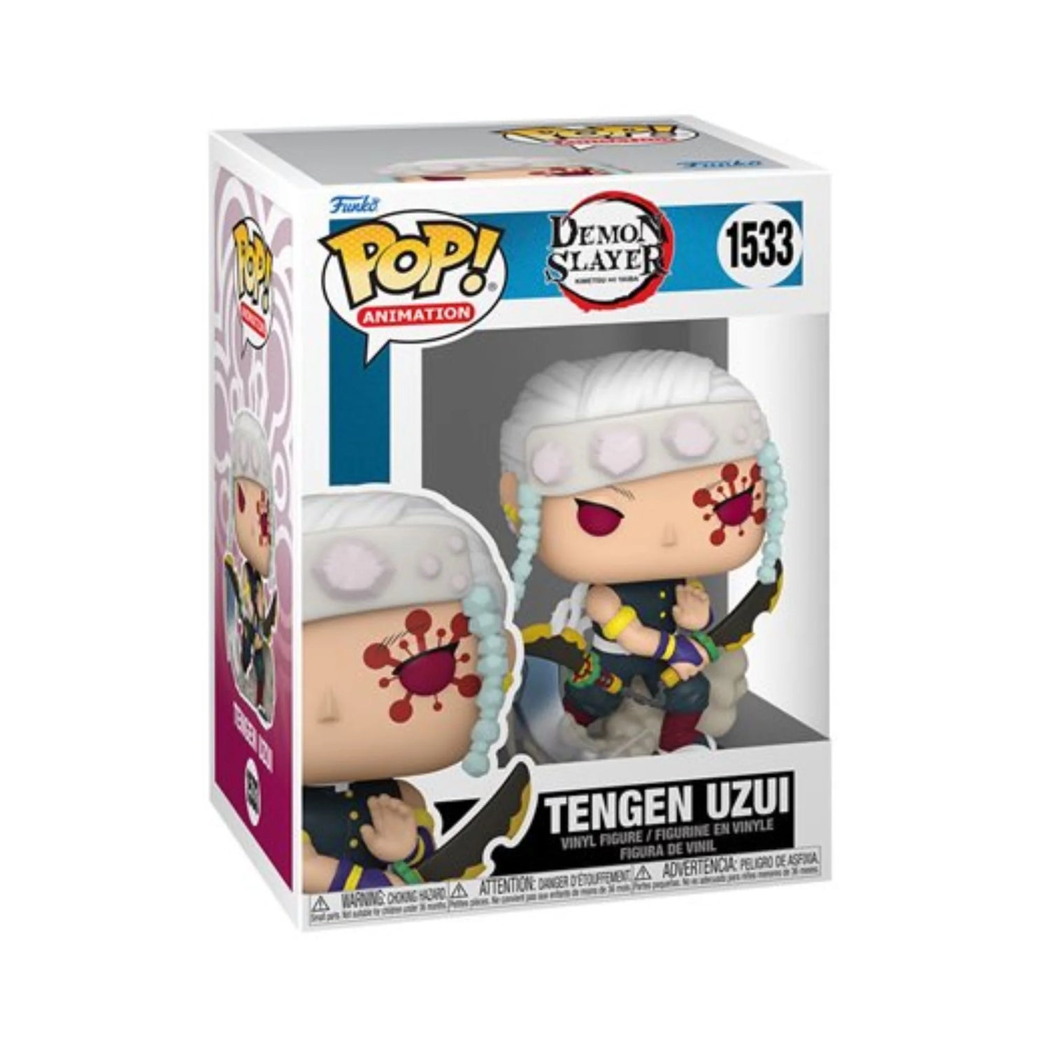 Funko Pop! Demon Slayer: Tengen Uzui with Nichirin Cleavers 1533 - Vinyl Figure