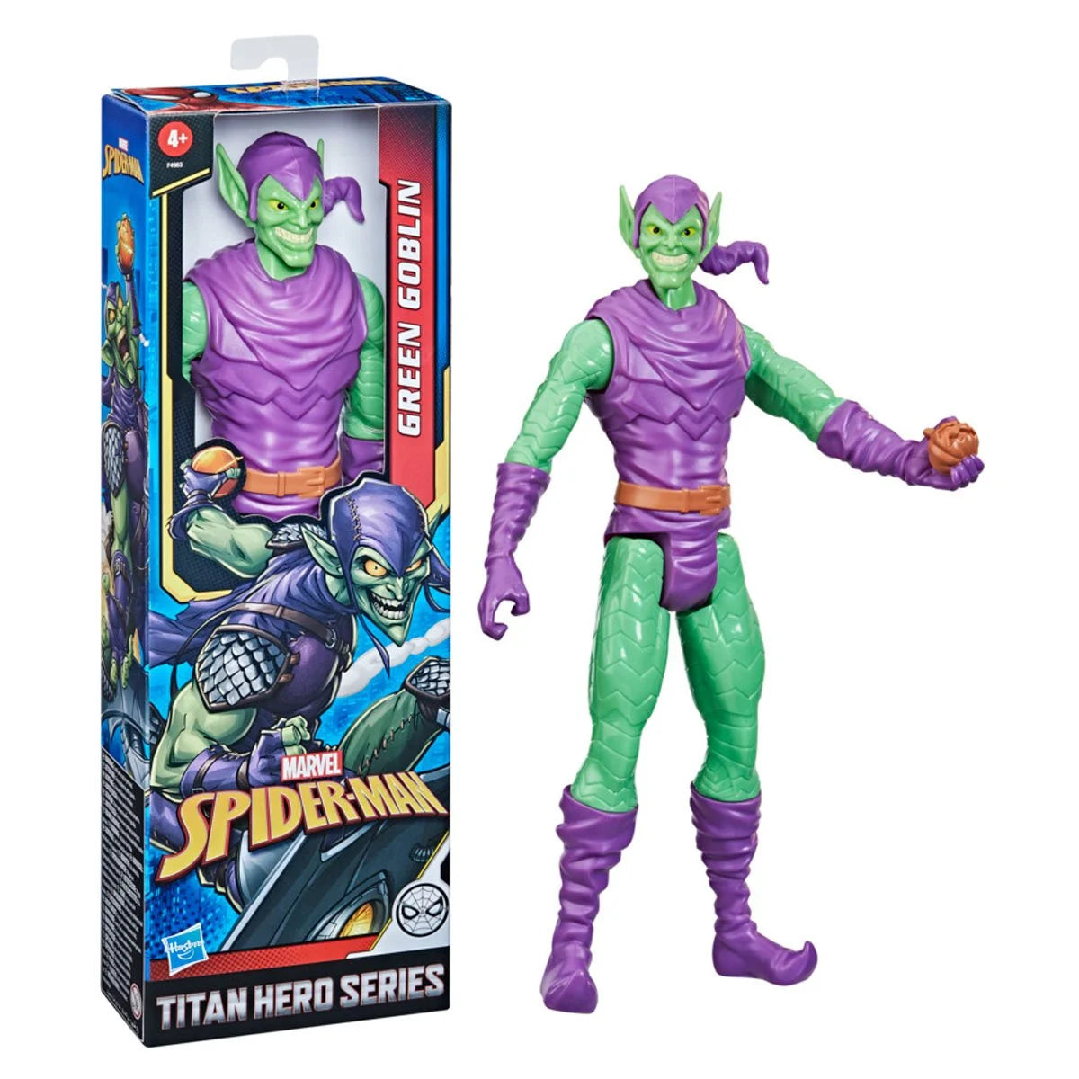 Marvel Titan Hero Series Green Goblin Toy 12-Inch-Scale Collectible Action Figure, Kids Ages 4 and Up