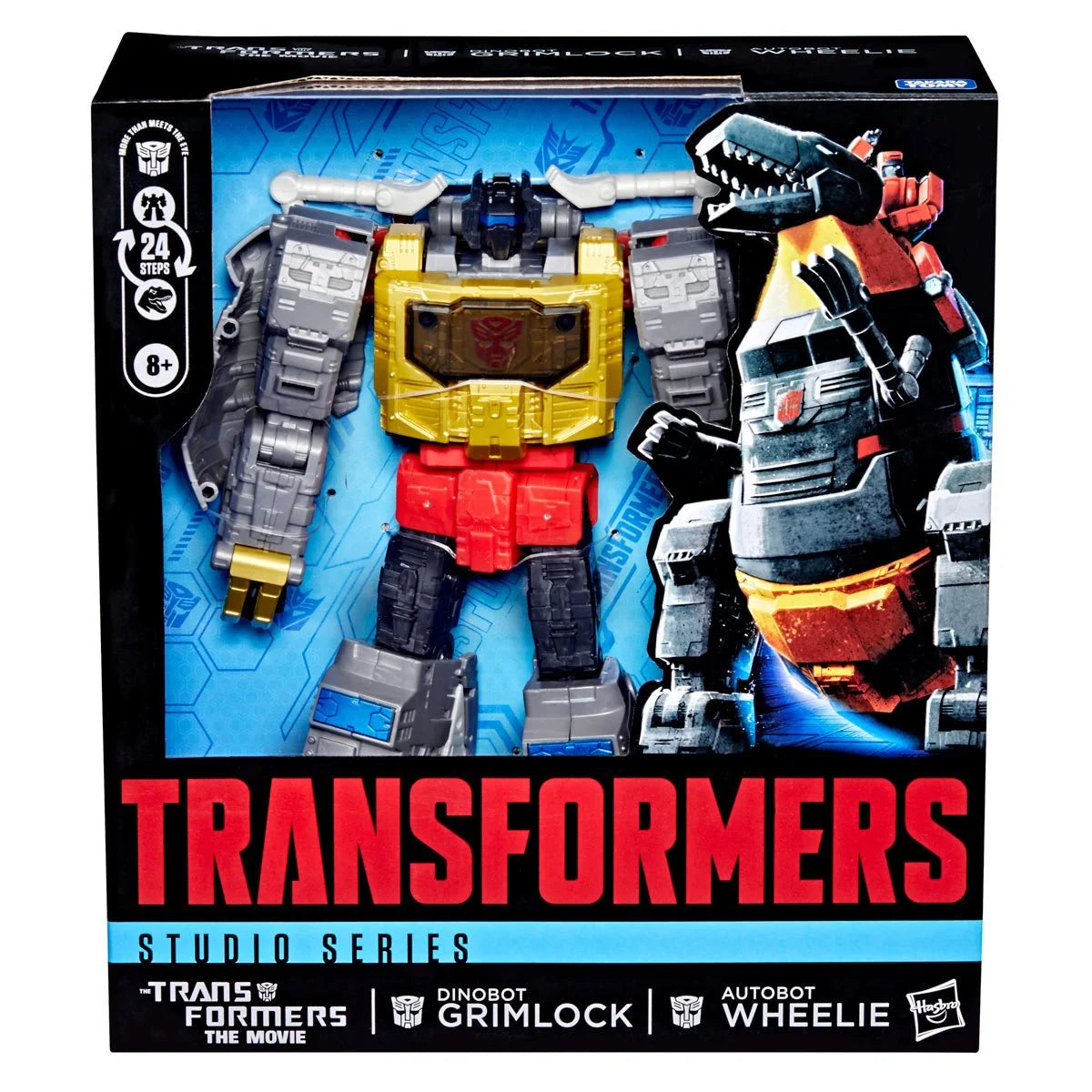 TRANSFORMERS Studio Series The The Movie Dinobot Grimlock, Leader Class 8.5-Inch Converting Action Figure, Robot Toys for Ages 8+
