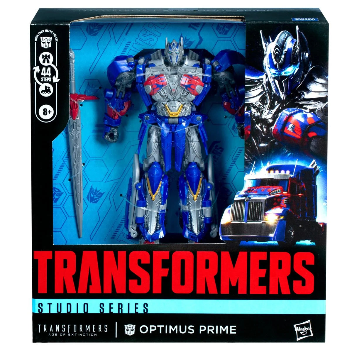 Transformers Toys Studio Series Leader Class Age of Extinction Optimus Prime, 8.5-inch Converting Action Figure, Ages 8+